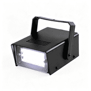 HIBIBUD Mini Led Strobe Light White Color 24 Super Bright Led Party Light | Variable Speed Control Mini Led Strobe Light for Christmas Club Stage Light Effect Dj Disco Bar Party Halloween