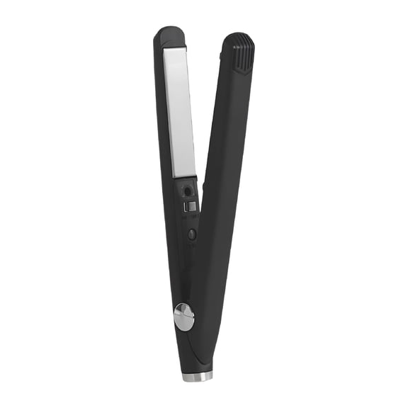 HIBIBUD Mini Portable Cordless Hair Straightener Hair Curling Tool