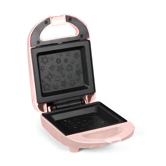 HIBIBUD Mini Sandwich Maker and Toaster, Double Sided Heating Breakfast Machine