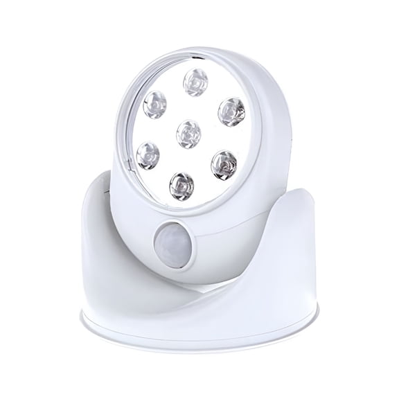 HIBIBUD Motion Activated LED Light Cordless Battery Powered Sensor Lamp 360 Degree Rotation for Cabinet Closet Staircase Hallway Bookshelf