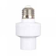 HIBIBUD Motion Sensor Light Socket,E27 Screw in Light Bulb Holder Adapter with Photoelectric Sensors,Light Control Indoor Only,Automatically Extinguished In 17 Seconds