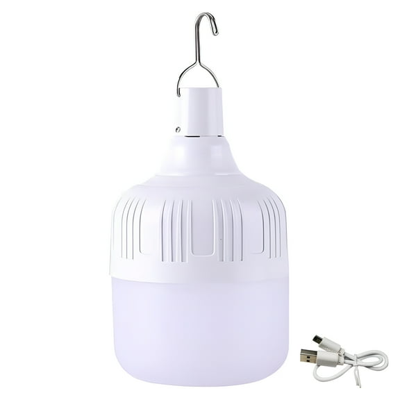 HIBIBUD Multi-Functional Emergency Smart Light Bulb with Hook Super Bright Dimmable Rechargeable Waterproof Outdoor Camping Light-100W