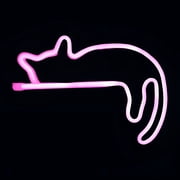 HIBIBUD Neon Light Stable Neon Effect Led Signs Gentle Lighting Neon Signs for Wall Decor Pink