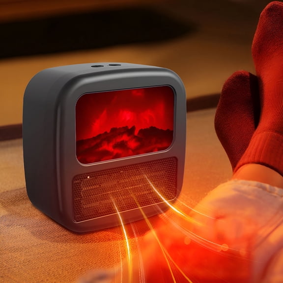 HIBIBUD Heater Warm Blower Fast Heating Household Small Solar Heater Energy-Saving Small Heating Stove Hot Blower for Indoor Outdoor Use with 3 Gears 110V 800-1000W