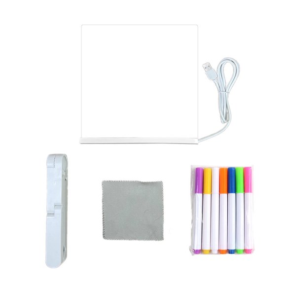 HIBIBUD Nightlight Waterproof Function Night Light Rotatable Lamp Head Remote Control Led Drawing Board,Style5