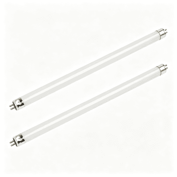 HIBIBUD Pack of 2 F8T5/Ww 8W T5 12"Warm White 3000K Fluorescent Light Bulb 20,000Hr Reliable F8T5Cw Fluorescent Bulbs 12 Inch
