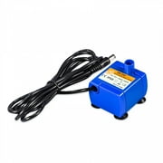 HIBIBUD Pet Cat Silent Submersible Electric Drinking Fountain Water Pump Replacement Water Pump for Fountain Blue Plastic
