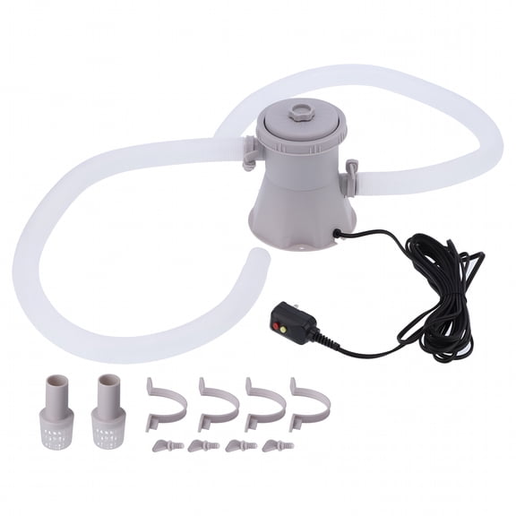 HIBIBUD Pool Filter Pump with GFCI for Above Ground Pools 300GPH Pump Flow Rate US 110V-120V