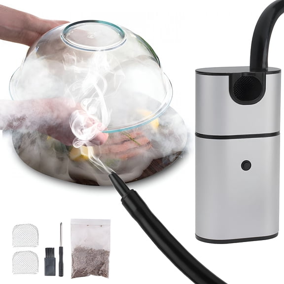 HIBIBUD Portable Cold Smoker Kit, Battery-Powered Handheld Infuser for BBQ