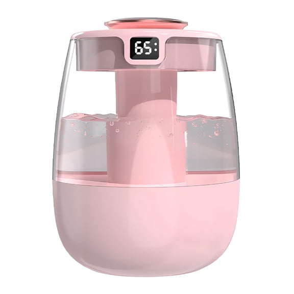 HIBIBUD Portable Cordless Plant Humidifier 2000ml,Battery Operated Small Cool Mist Humidifiers for up to 22 Hours,Super Quiet,USB Rechargeable Mini Humidifier for Baby,Bedroom,Home,Office Multicolor