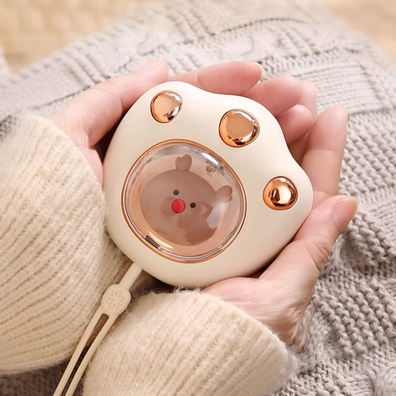 HIBIBUD Portable Hand Warmers Keep Cold Hands Warm with Cute Fast Heating Rechargeable Electric Handwarmer for Winter, Indoor, or Outdoor Golf, Camping, Fishing, Cycling, Gifting