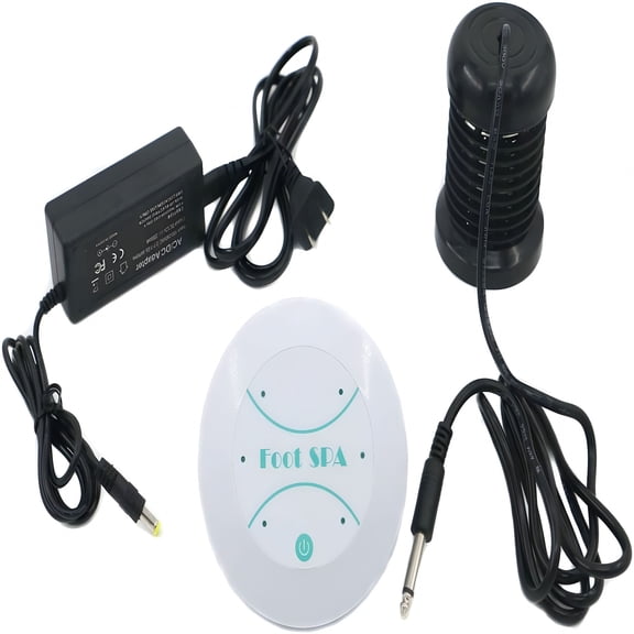 HIBIBUD Portable Ionic Foot Spa Detox Foot Bath Machine,Ionic Detox Foot Spa Ion Cleanse for Home Use Spa Club Salon or Holiday Travel Gift US Stock (Tub not Included)