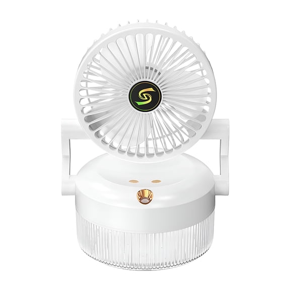 HIBIBUD Portable Misting Fan,Rechargeable Battery Powered Air Conditioner with Mister,10-Inch Personal Cooling Mist Fan,for Home Desk,Camping,Outdoor&Indoor