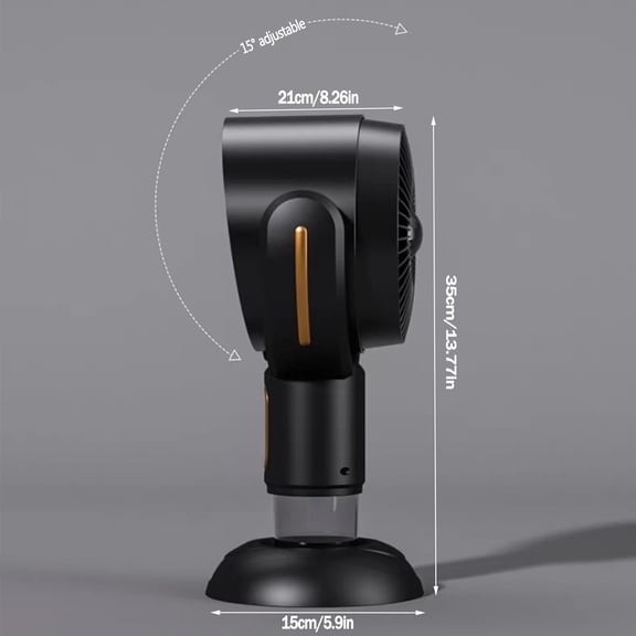 HIBIBUD Purifier for Smoking Indoors,Portable Range Hood Smoke Catcher,Detachable Smoke Fan and Washable Filter for Indoor Bbq,Hot Pot,Gold
