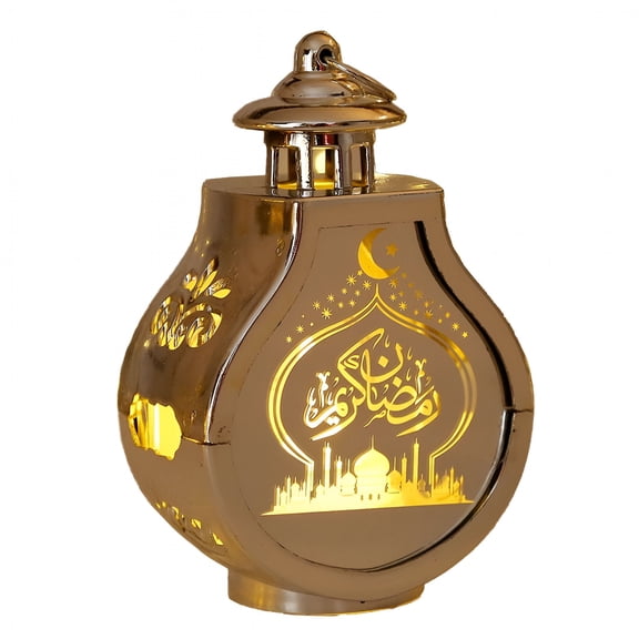 HIBIBUD Ramadan Decoration Led Lantern Light Eid Mubarak Ornaments Ramadan Decorations for Home