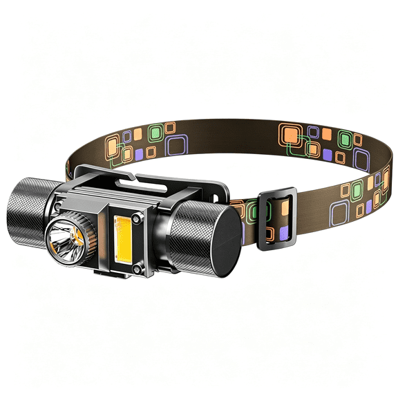 HIBIBUD Rechargeable Headlamp for Adults - 1000 Lumens Bright 60 Ft Beam Led Flashlight - Lightweight, Heavy-Duty, Ipx4, Waterproof Hard Hat Light - Camping Gear- Head Lights for Forehead, Camo