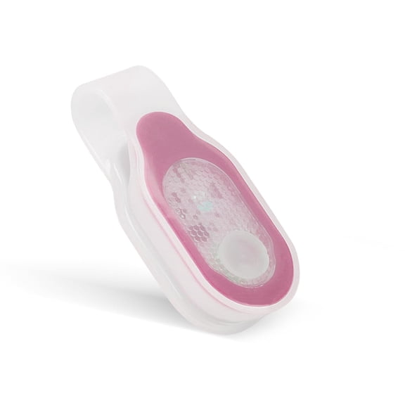 HIBIBUD Rechargeable Nurse Light Clip on Night Shift Bright Hand-Free Nursing Work Flashlight Lightweight Nurse Scrub Light Badge Emergency Clip-On Flashlight Travel Walk Run Pink
