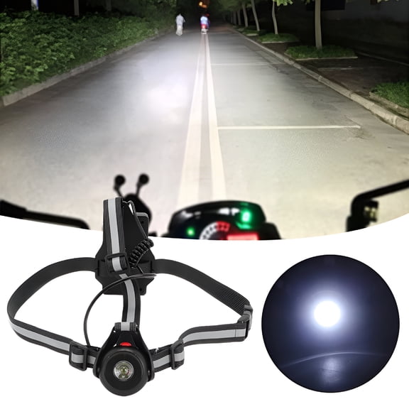 HIBIBUD Rechargeable Running Light, 3 Modes, Comfortable Safe For Night Jogging, walking light for night walking