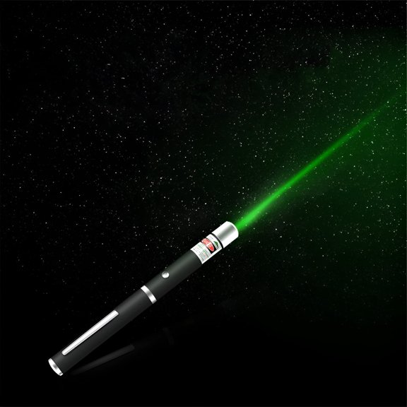 HIBIBUD Red/ Green Beam Flashlight, Long Distance Range Pointer Pen for Tv/Led/Lcd Screens Flashlights /Outdoors/Astronomic/Construction Green Laser Pointer