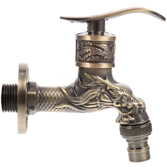 HIBIBUD Retro Faucet Household In-wall Sink Laundry Kitchen Faucets Outdoor Water Spigot