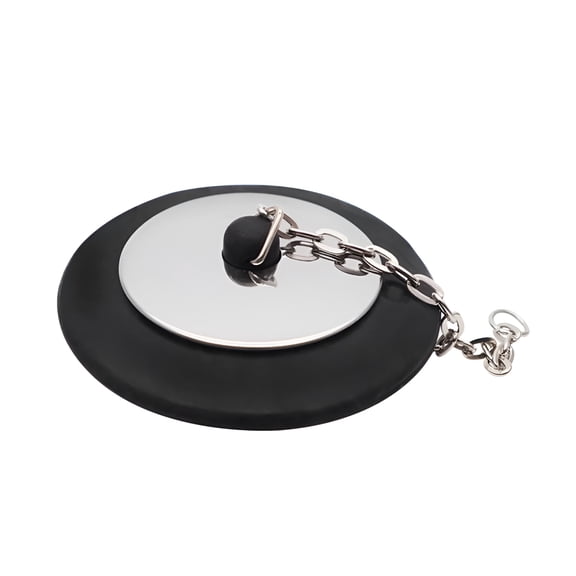 HIBIBUD Rubber Bathtub Drain Stopper with Chain for Home and Hotel,Bathtub Stopper,(Style A)