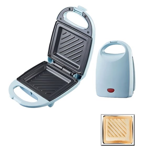 HIBIBUD Sandwich Grills,Blue - Fast Heating Toaster for Home Breakfast