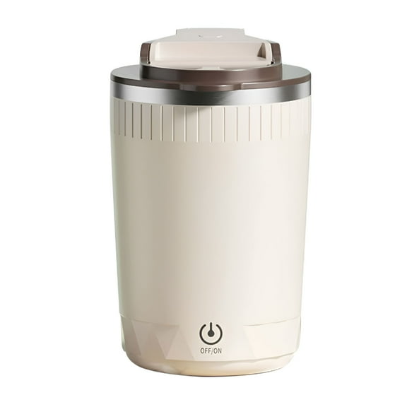 HIBIBUD Self Stirring Coffee Mug,Electric Mixing Cup,Temperature Control Smart Heated Coffee Mug Warmer with Magnetic Self Stirring Mixing for Coffee Tea Milk Cocoa Hot Chocolate