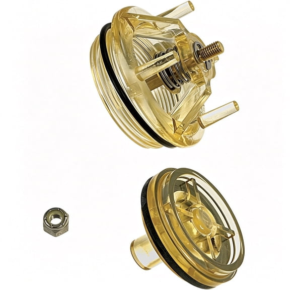 HIBIBUD Series 1/2" and 3/4" Bonnet and Poppet Assembly Kit,Includes O-Ring,E-Ring,Washer,Stem,Rubber Disc,Factory Replacement Parts