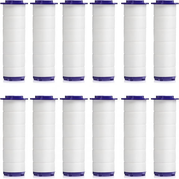 HIBIBUD Shower Filter for Handheld Shower Head,Hydro Jet Shower Head Filter for Hard Water Remove Chlorine and Harmful Substances (12 Pieces)