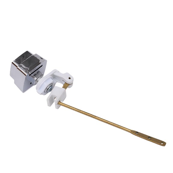 HIBIBUD Side Mount Toilet Tank Lever Flush Handle Brass Arm Push Button