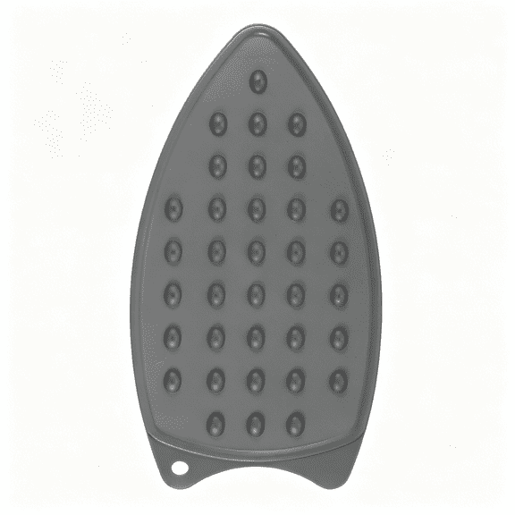 HIBIBUD Silicone Iron Rest Pad,Multipurpose Iron Hot Resistant Mat,Iron Rest Plate for Ironing Board,Steam Compact Mat,Grey