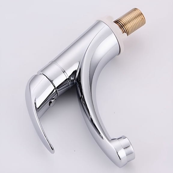 HIBIBUD Single Handle Hole Bathroom Basin Faucet Single Cold Sink Water Tap