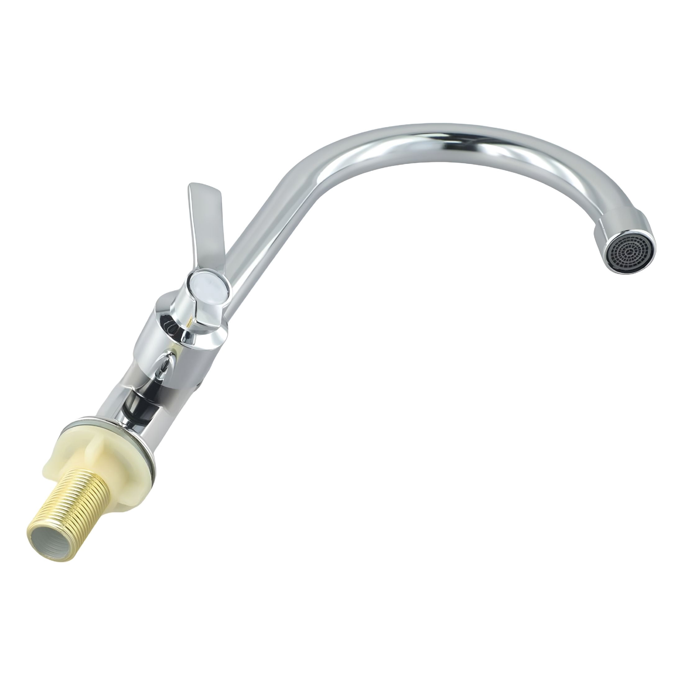 Utility Tap HIBIBUD Single Lever Kitchen Sink Cold Water Faucet - Modern Plated Tap ...