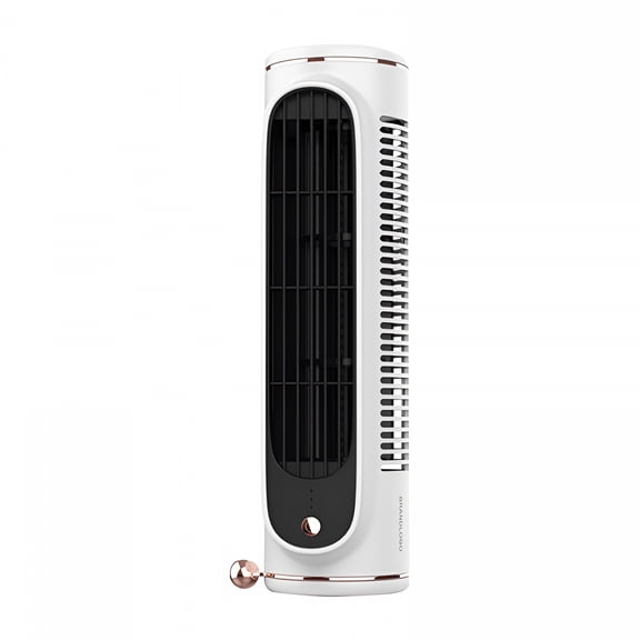 HIBIBUD Small Bladeless Portable Tower Fan That Blow Cold Air Oscillating Quiet for Home Bedroom