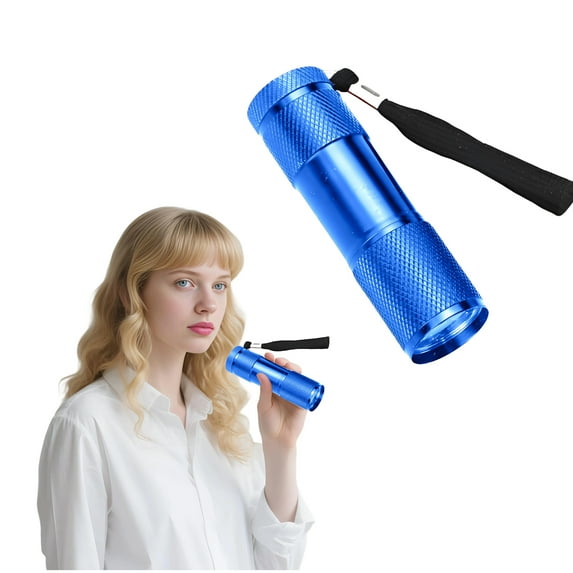 HIBIBUD Small Flashlight,With Wrist Strap Flashlight Battery Powered ...