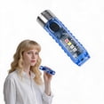 thumbnail image 1 of HIBIBUD Small Flashlight,Strong Magnetic Attraction at the Tail Windfire Flashlight,Four-Color Auxiliary Lights Led Flashlight,Blue, 1 of 7