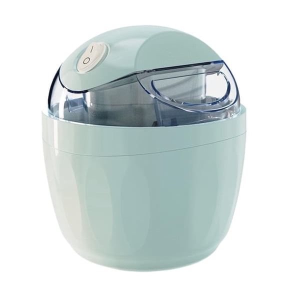 HIBIBUD Small Home Mini Ice Cream Maker - 15 Mins Fast DIY Electric Dessert Machine,One-Touch Portable Compact Maker for Gelato,Yogurt,for Kitchen Dorm Family Treats