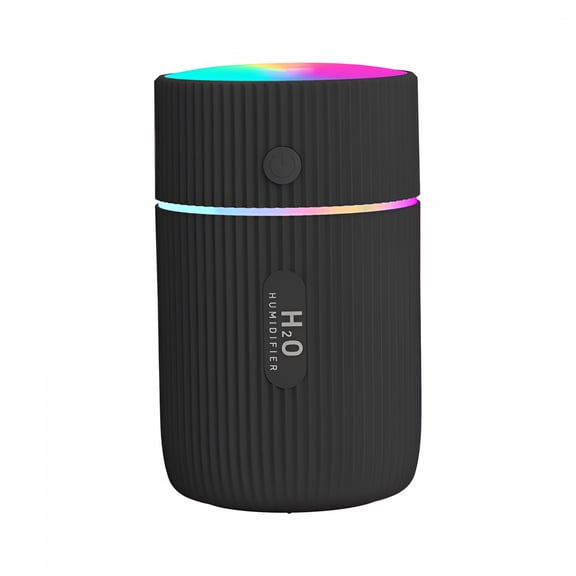 HIBIBUD Small Silent Humidifiers, 220Ml Desk Humidifiers, Whisper-Quiet Operation, Night Light Function, Two Delicate Spray Modes, Auto Shut-Off for Bedroom, Babies Room, Office, Home