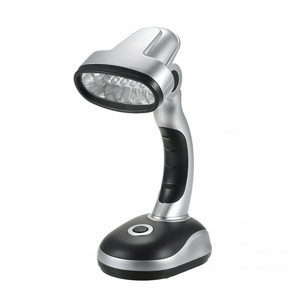 HIBIBUD Smart Portable Desk Light Table Lamp 3 * Aa Batteries Operated Adjustable Illumination Angle for Working Students Reading Small Battery Operated Lamp