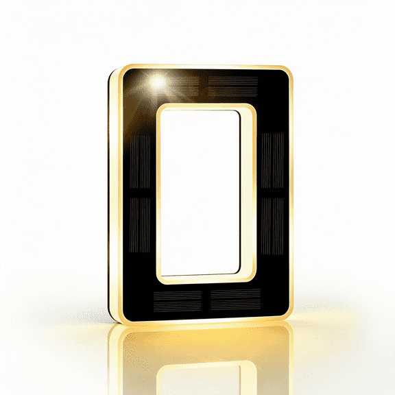 HIBIBUD Solar Lighted House Numbers Outside Led Backlit Address Sign Waterproof Led Illuminated Personalized Number Plaque Lighting Home Exterior Apartment Hotel Factorie Black-0 6.7 Inch