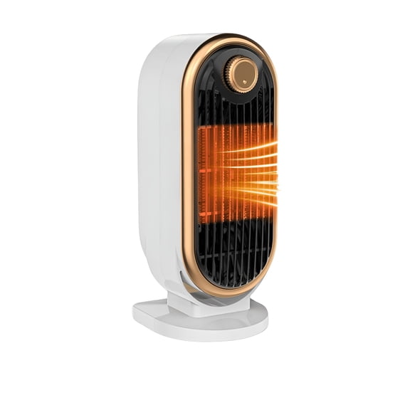 HIBIBUD Space Heater 1500W PTC Electric Heater for Indoor Use, Portable Mini Desk Heater with Overheat Protection, Compact Personal Warmer for Home Office and RV