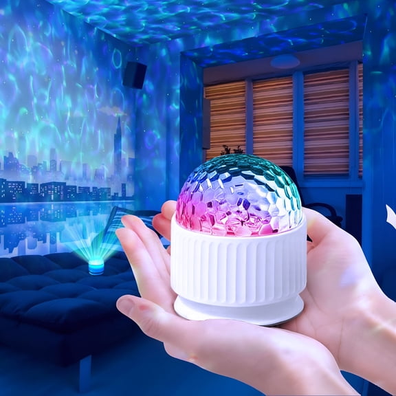 HIBIBUD Star Projector Night Light for Kids,Remote Control and Color Changing Follow Music Room Light Projector,Gifts Decor for Bedroom and Party Festival