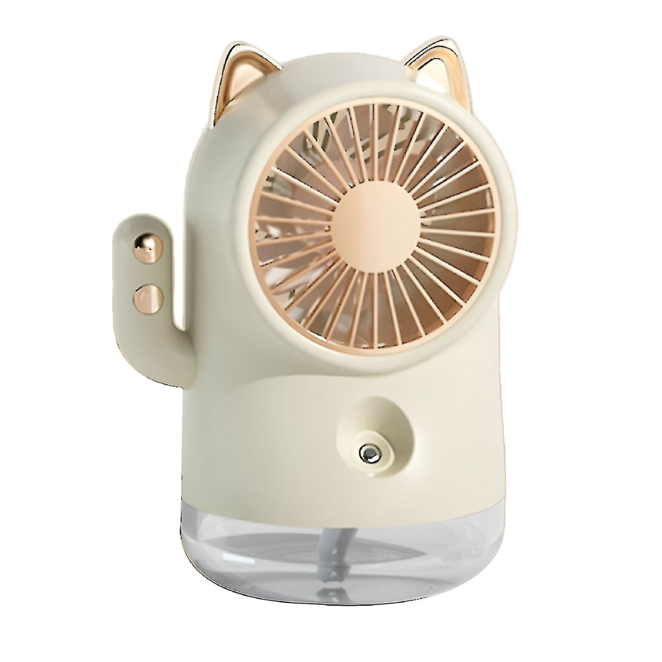 Mist Table Fan HIBIBUD Table Misting Fan,Personal Cooling Mister Fan,USB Rechargeable ...