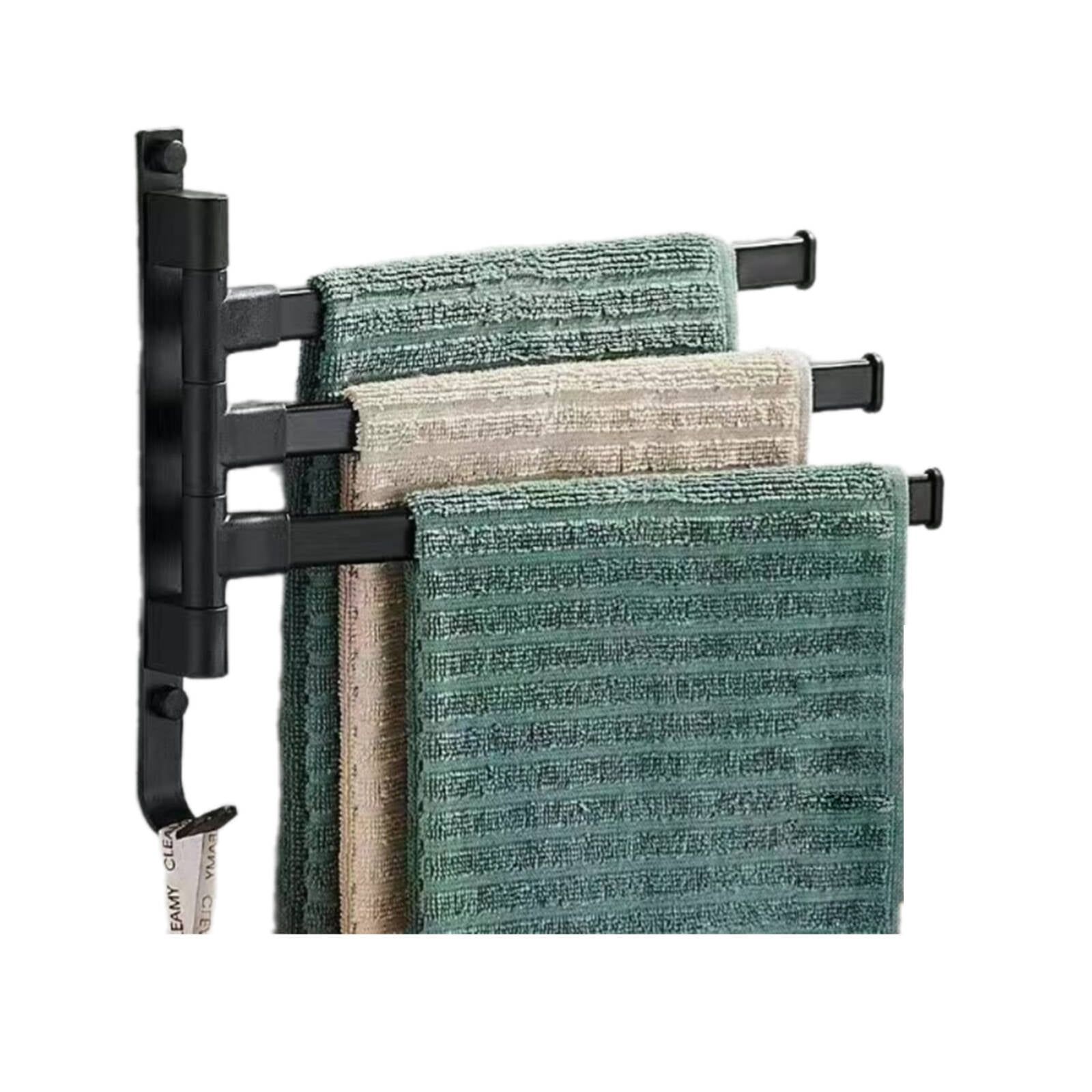 HIBIBUD Towel Racks for Bathroom Rotary Design Toalleros Para Banos ...