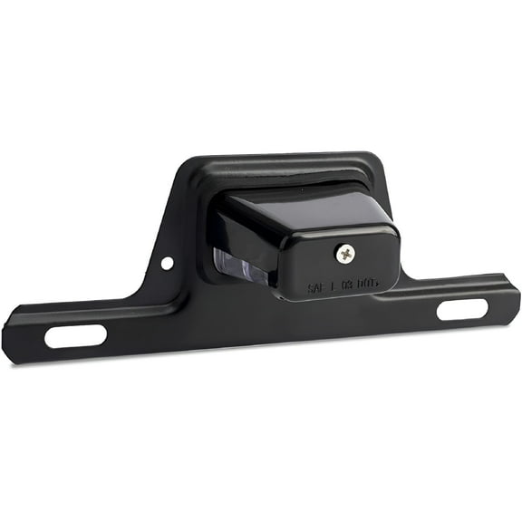 HIBIBUD Trailer LED License Plate Light Bracket Mount 12V DC for RV Boat Tag