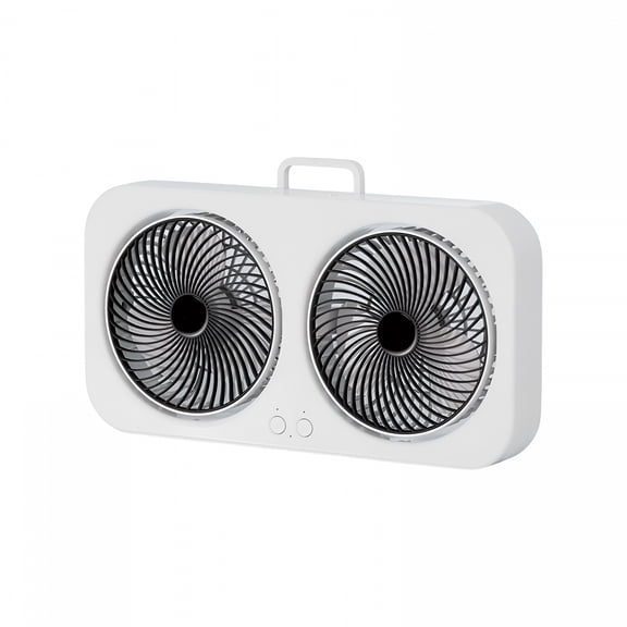 HIBIBUD Twin Digital Window Fan, Reversible Airflow Blades, In/Out Exchange, 3 Speeds, Ideal for Home, Bedroom Or Office