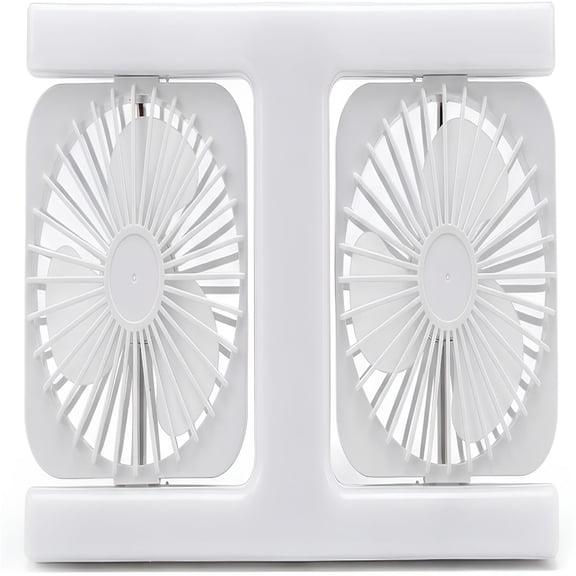 HIBIBUD Twin Window Fan,Blades Reversible Airflow,Thermostat Control,3 Speeds,Expandable Width,Window Exhaust Fans for Home Bedroom