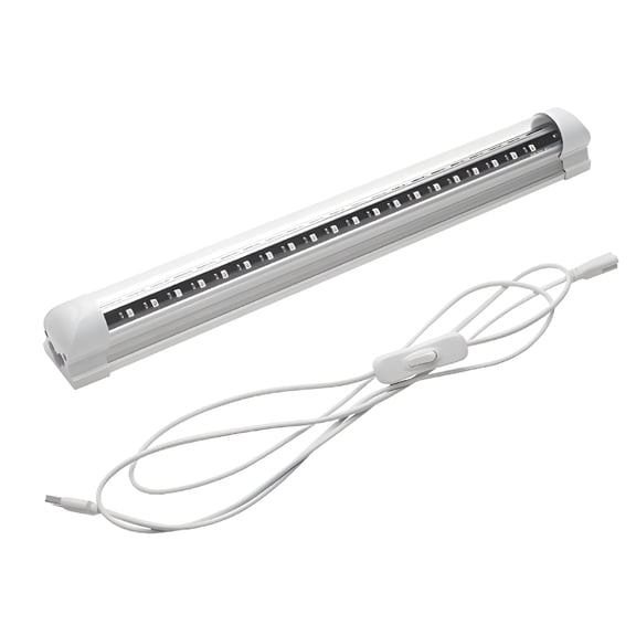 HIBIBUD USB LED Light Strip, Purple Glow Effect Black Light Bar, Flexible Low Voltage LED Strip Lights for Bedroom Desk Closet Shelf, Energy Efficient Under Cabinet Lighting with USB Power