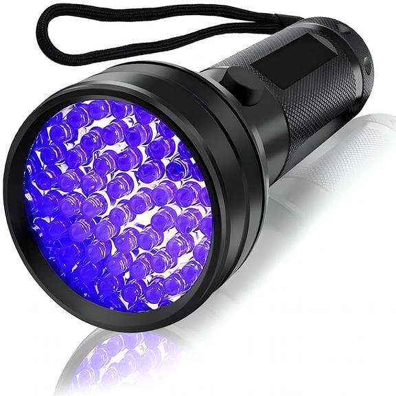 HIBIBUD UV Flashlight Black Light - Powerful Pet Urine Detector with 51 LEDs