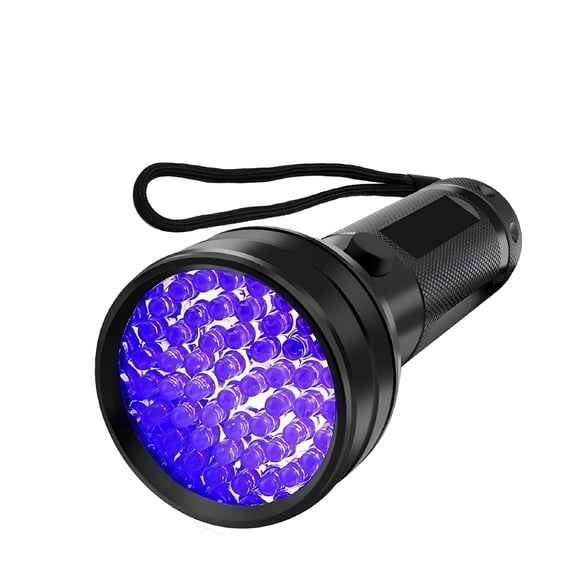 HIBIBUD UV Flashlight Black Light UV Lights,51 LED Ultraviolet Blacklight Pet Urine Detector for Dog/Cat Urine,Dry Stains,Bed Bug,Matching with Pet Odor Eliminator